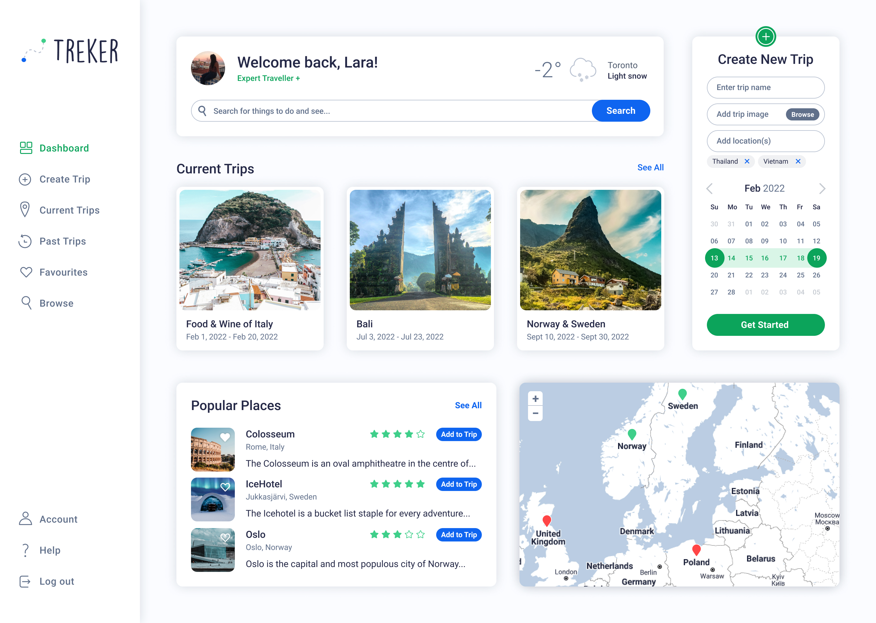 Application Dashboard